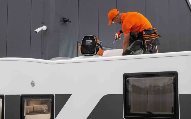 RV roof - Sacramento Trailer Repair